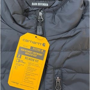 Mens Medium Carhart Navy Blue Vest